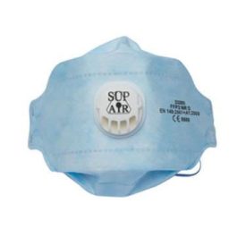   23285, 23285 FFP2 NR D részecskeszűrő kilégzést segítö szeleppel a koronavírust kiszűri
