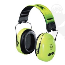   Uvex hi-com,  jó láthatóságú, összehajtható, acélpántos fültok U2500.032-es