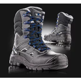   2890-O2W-37 - VM Footwear SHEFFIELD, fekete magasszárú bakancs, surranó