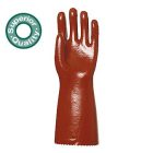 3640, Vygen 40 cm-es, bordó sav-, lúg-, olajálló védőkesztyű 3640-es