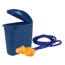   Többször használatos, zsinóros füldugó, tartódobozzal (SNR 25dB) 3M1271, szín: Narancssárga