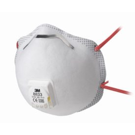001 FFP3 R D szelepes részecskeszűrő félálarc 3M 8833