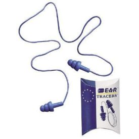   E.A.R. Tracers fémjelzős, zsinóros füldugó, lamellás, kék (SNR 32dB) 30115-ös, szín: Kék