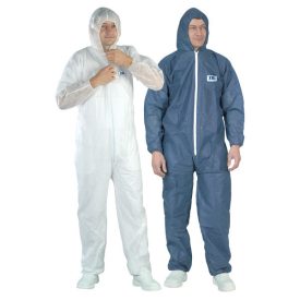   Polipropilén, kapucnis kék egyszer használatos higiéniai overall, SPP 50g/m2 , 42203-42206