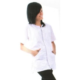   Coverguard munkaruha, gasztro ruha, Női köpeny (tunika) klasszikus hosszúujjú, galléros és egysoros gombolású fazon, két oldalzsebbel, 220 g/m2 100% pamut alapanyagból. 45880