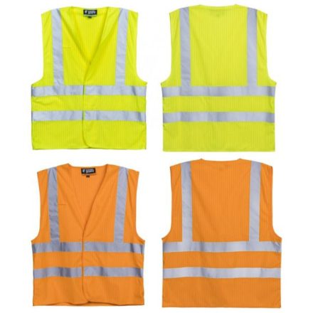 Coverguard 5HOD17 HODER MULTIRISK Antisztatikus, korlátozottan lángálló JÓLLÁTHATÓSÁGI NARANCS és SÁRGA MELLÉNY L/XL