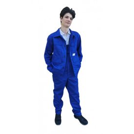   Antisztatikus lángálló mellesöltöny hegesztéshez, lángálló mellesnadrág és lángálló kabát (A1+A2, B1, C1, E3)