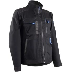 5TLJ010 COVERGUARD TELICA FEKETE/KÉK MUNKAVÉDELMI DZSEKI