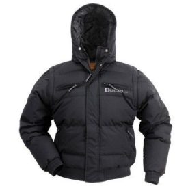   TOUN  fekete vízhatlan Taslan 2/1-ben steppelt dzseki, levehető ujjak, bélelt kapucni   XTOUB