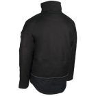 YUZU COVERGUARD FEKETE-NARANCS RIPSTOP MUNKAVÉCELMI TÉLI KABÁT KAPUCNIVAL XL