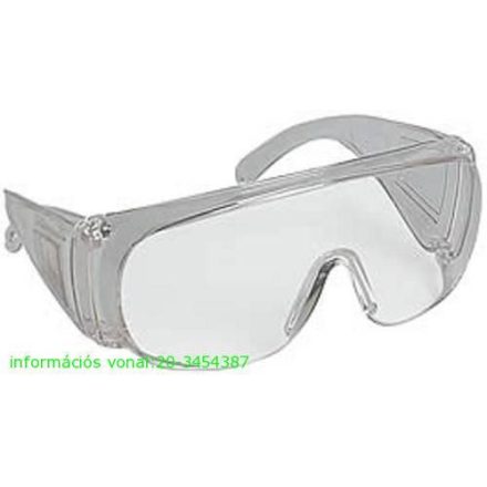 Visilux víztiszta lencse, az oldalvédőn szellőzőnyílásokkal 60411-es