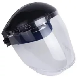   VISIFLEX víztiszta polikarbonát/ABS arcvédő állvédővel