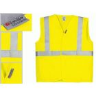 Fluo jólláthatósági eco mellény keresztcsíkos narancs 70222-es, Jólláthatósági