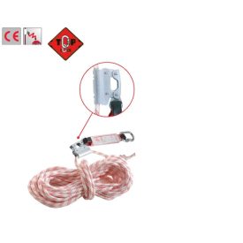   71353, Top zuhanásgátló + energiaelnyelő + 10 m hosszú, 12 mm-es körszövött kötél + 1 karabiner