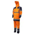 HYDRA HI-VIZ PE MUNKAVÉDELMI ESŐÖLTÖNY NARANCS/KÉK S (7HYDOS), méret: S, szín: narancs/kék