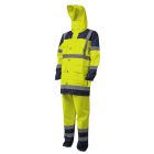 HYDRA HI-VIZ PE MUNKAVÉDELMI ESŐÖLTÖNY SÁRGA/KÉK S (7HYDYS), méret: S, szín: sárga/kék