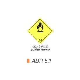 Gyújtó hatású (oxidáló) anyag ADR 5.1