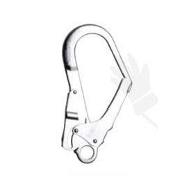   Karabiner, kettős rugós zárral, 50 mm nyílású, galvanizált acél AZ022