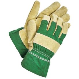   SHAG Hasított sertésbőr tenyerű, fehér pamutszövet kézhátú és mandzsettájú melegen bélelt munkavédelmi kesztyű