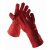 SANDPIPER RED piros hegesztő bőrkesztyű