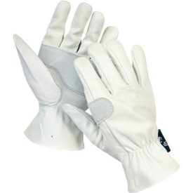   CRECCA Mechanikai munkavédelmi kesztyű erős kecskebőrből. Tenyéren szivaccsal párnázott.