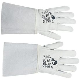   UNDULATA Kecskebőr munkavédemi kesztyű, hegesztő kesztyű, Kevlar cérnával Hasítottbőr mandzsetta 15 cm.