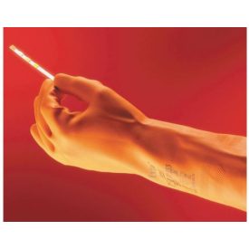   EXTRA TM 87-955 latex, munkavédelmi kesztyű, belül velúrkikeszítéssel, tenyéren es ujjakon texturált felülettel. 32 cm.