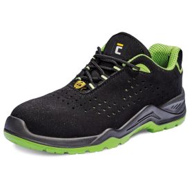   HALWILL MF ESD S1P SRC fémmentes, innovatív félcipő - zöld/fekete