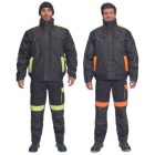 MAX VIVO pilóta téli dzseki "L" fekete/narancs