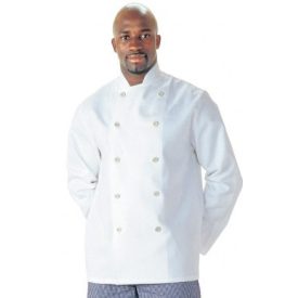   Portwest Sussex séfkabát (szakácskabát), prémium minőség, klasszikus kétsoros gombolás, műanyag nagyméretű gombokkal, C836