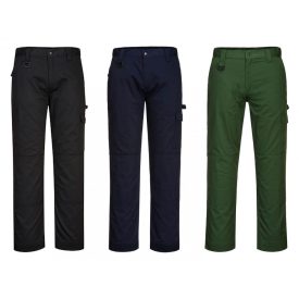   CD884 Super Work modern, strapabíró nadrág sok zsebbel - Fekete/Navy/Zöld