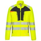 DX481 -Portwest könnyű és légáteresztő Hi-Vis Zip Base felső felöltő ujjakkal ami magas rugalmasságú és rendkívül tartós 4XL