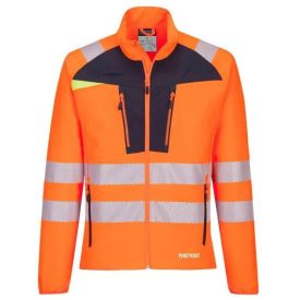   DX481 -Portwest könnyű és légáteresztő Hi-Vis Zip Base felső felöltő ujjakkal ami magas rugalmasságú és rendkívül tartós
