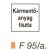 Kármentö anyag (tiszta) F95/A