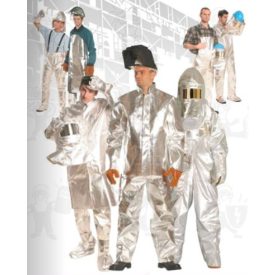   Alumínizált védőkötény, aramidszálas, hő- és lánghatás ellen, 100cm hossz. (EN531, EN470) 59930-as