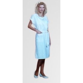   Női hosszú szárú, rövid ujjú köpeny HT137-es, fehér színű, elöl megköthető.