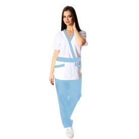   EGYENES VONALÚ, BEBÚJÓS NŐI KÖPENY, VÁLASZTHATÓ SZÍNŰ DÍSZÍTÉSSEL