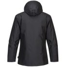 PW260 Portwest állítható levehető kapucnis munkavédelmi téli kabát Fekete/Z szürke XL