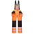PW351 Portwest tartós 300D Oxford poliészter Hi-Vis téli nadrág Narancs/Fekete 4XL