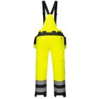 PW351 Portwest tartós 300D Oxford poliészter Hi-Vis téli nadrág Narancs/Fekete és Sárga/Fekete