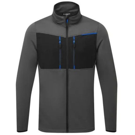 T756MGRL - WX3  zippzáras kapucnis polar pulóver L