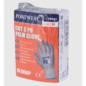   VA622G7RL, VA622 - PU tenyérmártott vágásbiztos kesztyű automatákhoz, Cut 5