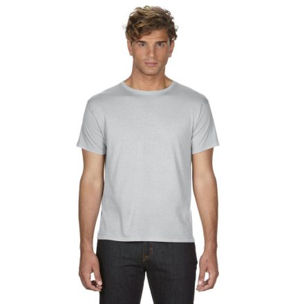 an361si-s, ANVIL ADULT (AN361) nyári rövid ujjú férfi póló, környakas oldalvarrott karcsúsított,