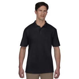   an6280bl-s, ANVIL (AN6280)  rövid ujjú férfi póló,/fésült pamut oldalvarrott, Fekete/Black