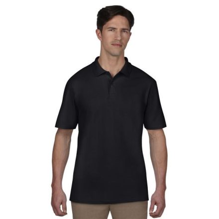 an6280bl-s, ANVIL (AN6280)  rövid ujjú férfi póló,/fésült pamut oldalvarrott, Fekete/Black