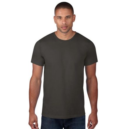 an980sm-s, ANVIL (AN980) nyári rövid ujjú férfi póló,/fésült pamut környakas, Füst/Smoke s