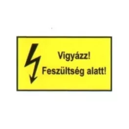 Érintésvédelmi táblák