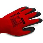 EUROLITE 1LACE PIROS KESZTYŰ TENYERÉN FEKETE LATEX_08