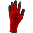 EUROLITE 1LACE PIROS KESZTYŰ TENYERÉN FEKETE LATEX_11