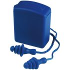 EARLINE - KÉK ZSINÓROS, LAMELLÁS FÜLDUGÓ+DOBOZ SNR 26DB (ST)